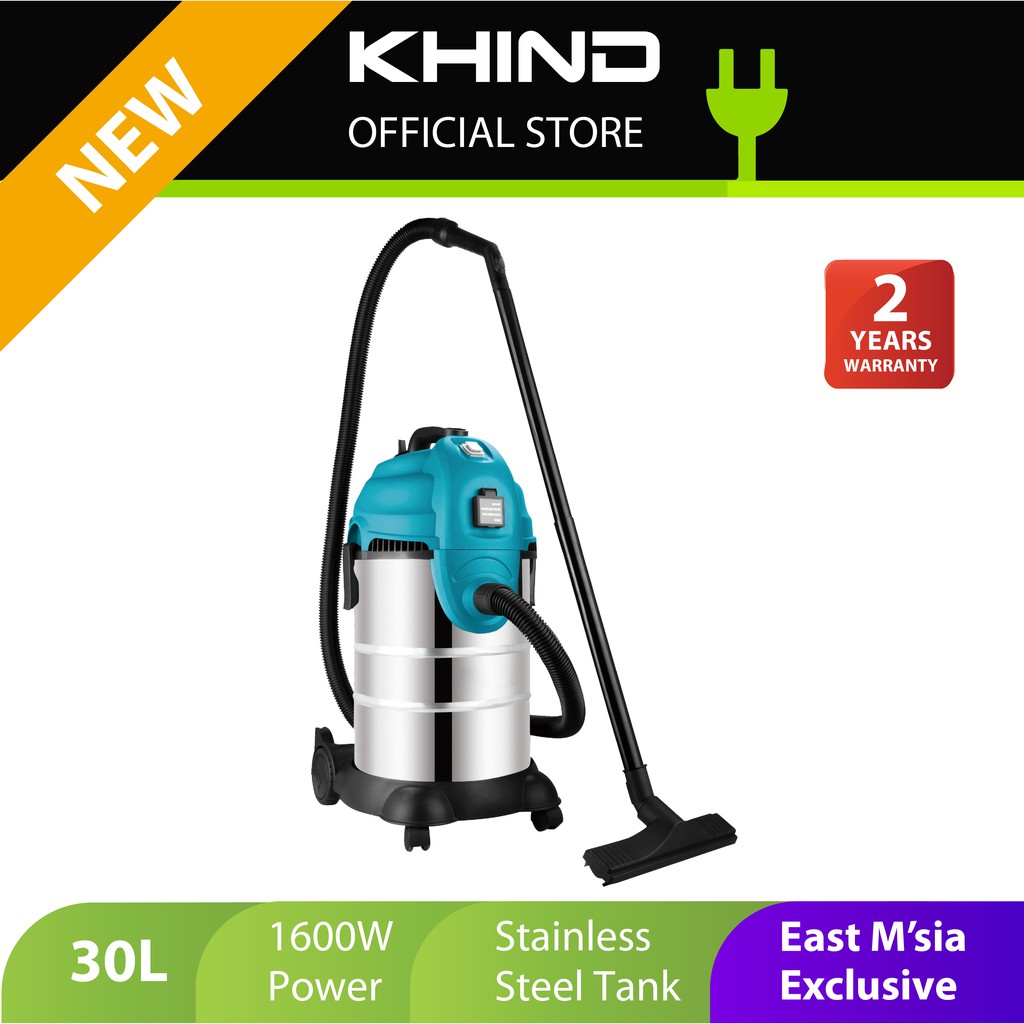 [East Malaysia] Khind Wet & Dry Vacuum Cleaner VC30BD (Sabah Customer