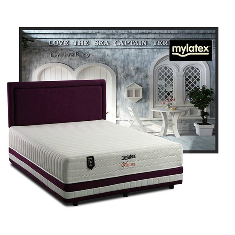 MyLatex Vienna 10 Inches SemiFirm 100 Natural Latex Mattress (10