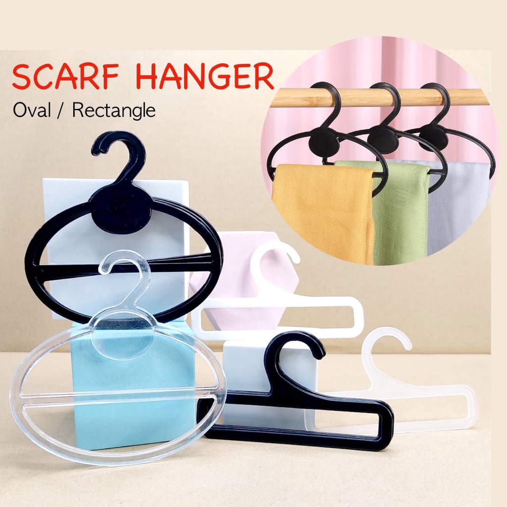 Mini Plastic Scarf Hanger / Hanger Tudung dan Scarf/ Penyangkut Mini untuk Tudung / Plastic