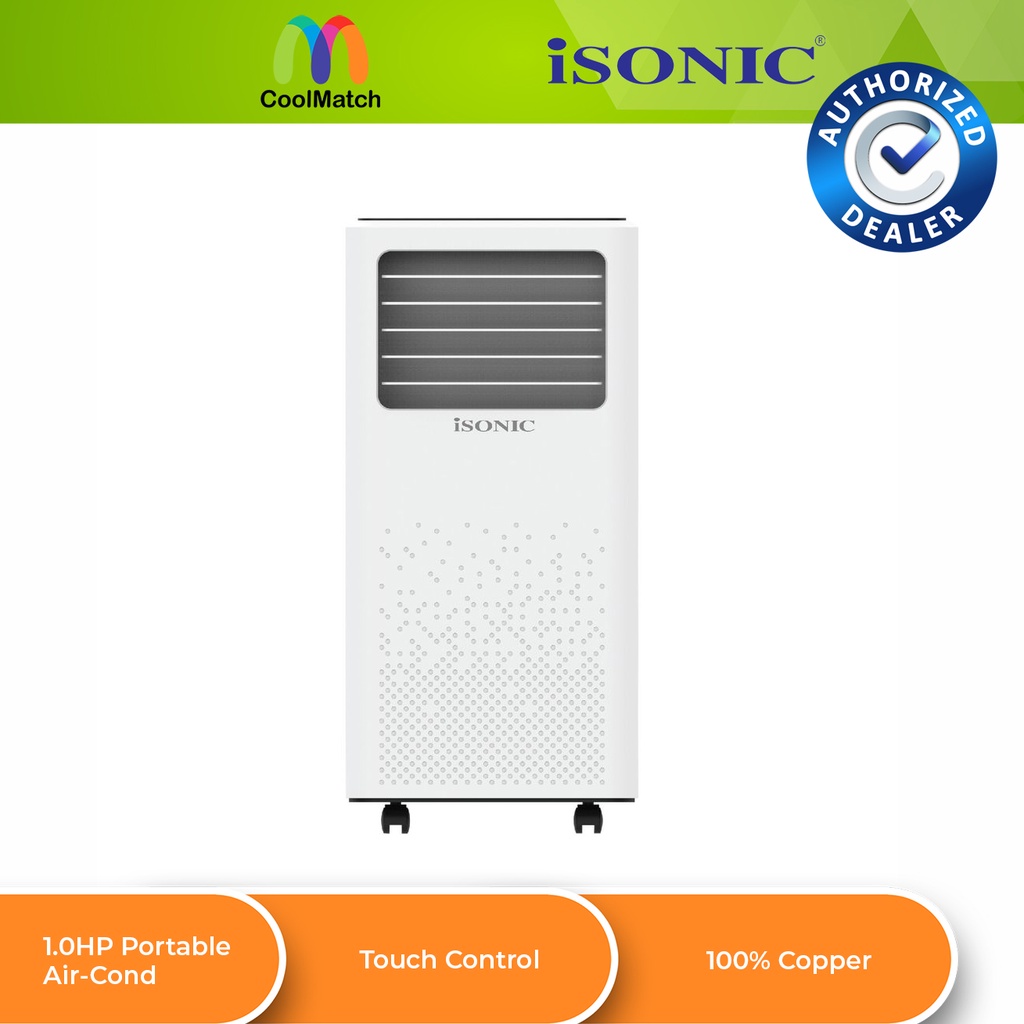 iSONIC Portable Air Conditioner 1.0hp Air Cond IACPA10CX Shopee Malaysia