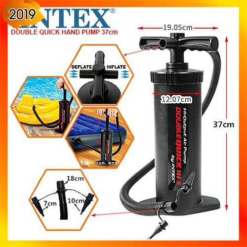 INTEX 68605 Double Quick Hand Pump Manual Hand Air Pump Shopee Malaysia