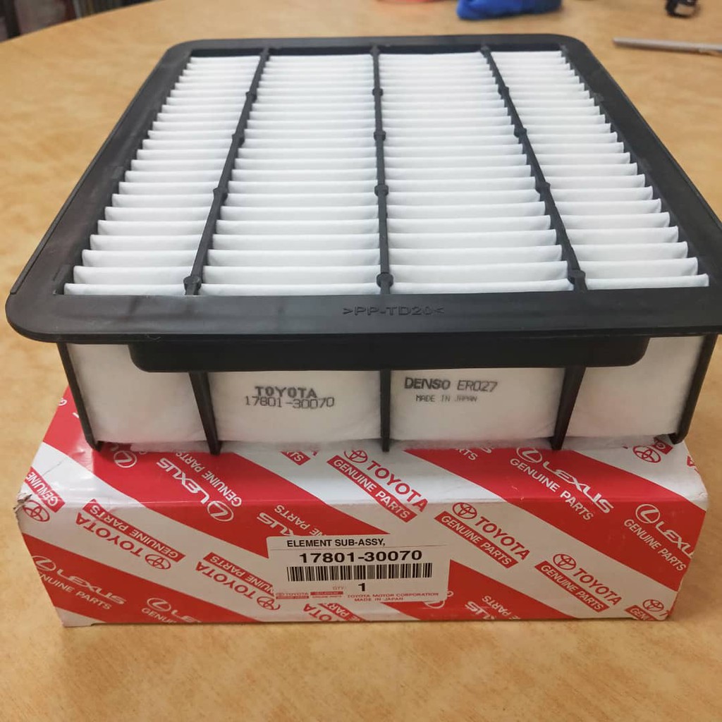 17801 30070 TOYOTA HAICE KDH202DIESEL AIR FILTER SQUARE TOYOTA AIR