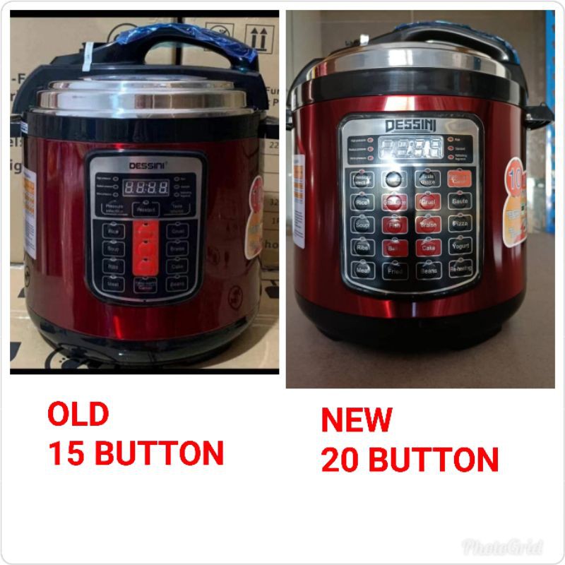READY STOCK DESSINI PRESSURE COOKER 8LITER AND 6L NEW AND OLD VERSION
