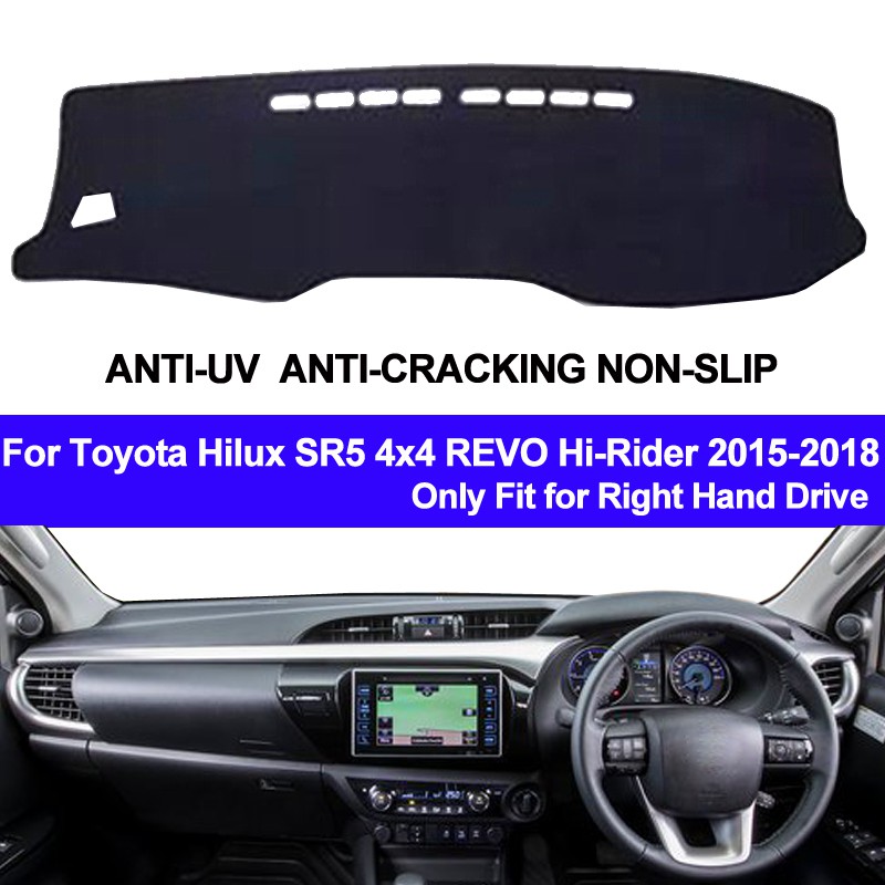 Interior Dashboard Dash Mat Pad Cover For Toyota Hilux Vigo 20052014