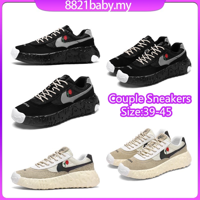 Ready Stock Korean Style Kasut Sukan Lelaki Murah Plus Size Kasut kerja