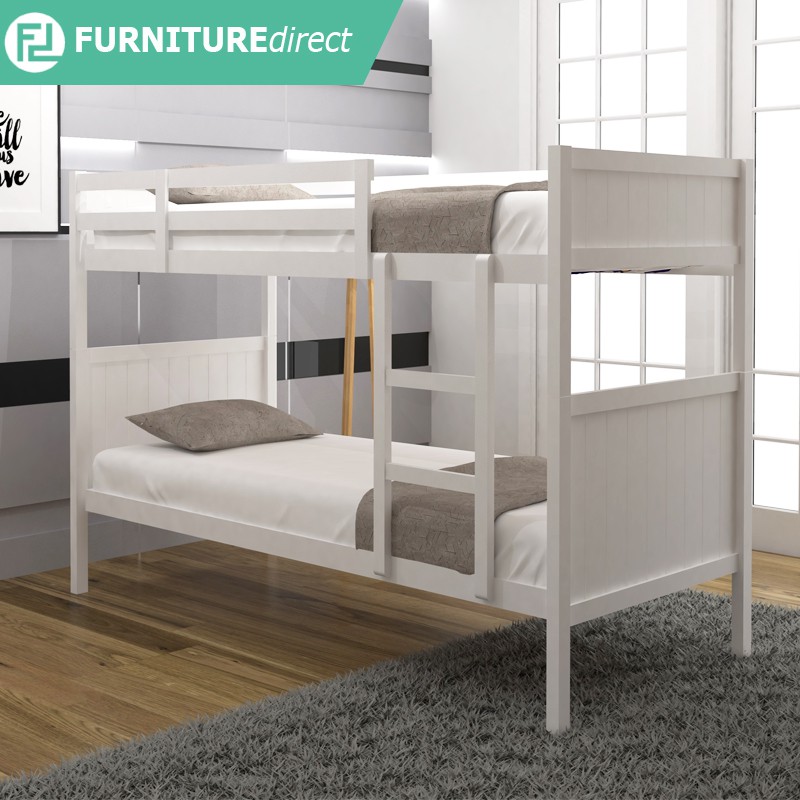 Furniture Direct NELSON solid wood double decker bunk bed/ ikea bed