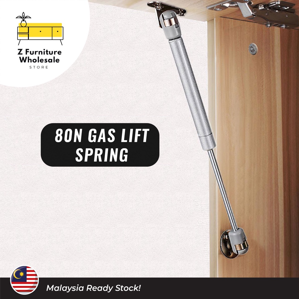 80N (8kg) Gas Spring Door Lift / Pneumatic Support Hydraulic Gas Spring & Adjustable Soft Close