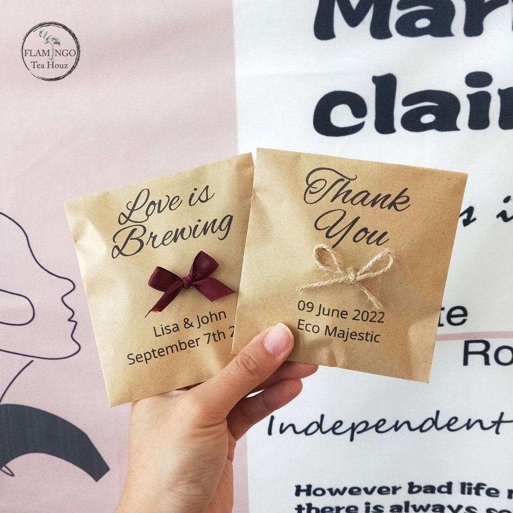 Flower Tea Suitable for Kahwin, Wedding Door Gift