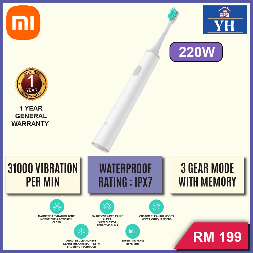 Xiaomi Mijia Smart Powerful Electric Toothbrush Mi Smart Electric