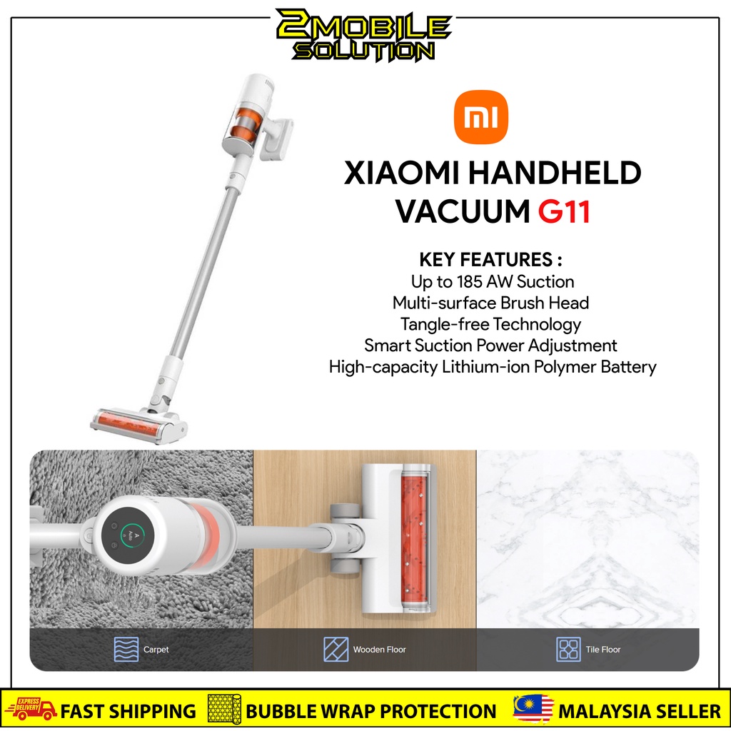 [NEW] Xiaomi Mi Handheld Vacuum Cleaner G11 [185AW Powerful Suction