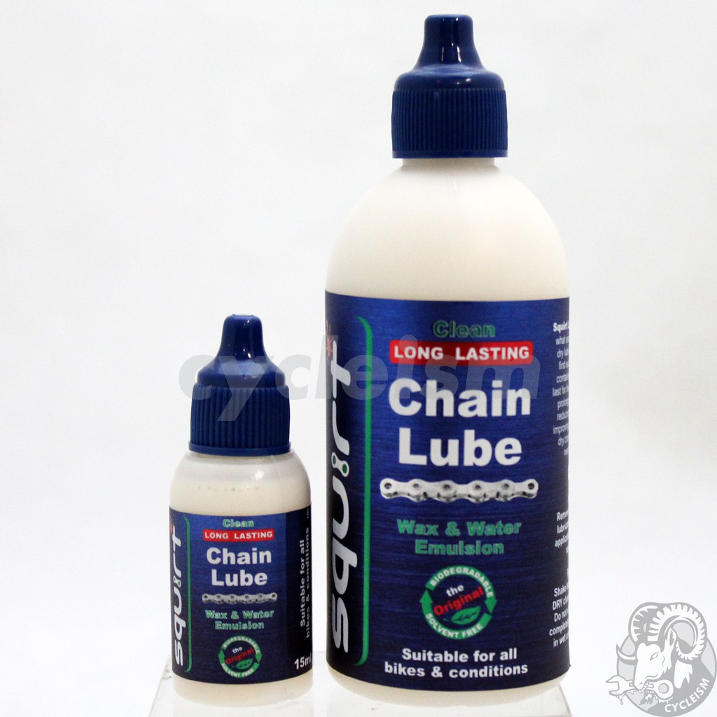 Squirt Long Lasting Dry Lube Squirt Chain Lube 120ml / 15ml Road / Mtb