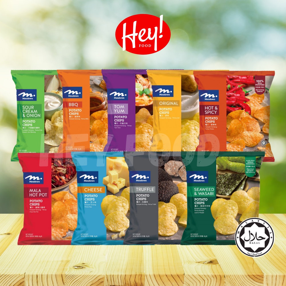 Meadows Potato Chip BBQ 60g ubicaciondepersonas.cdmx.gob.mx