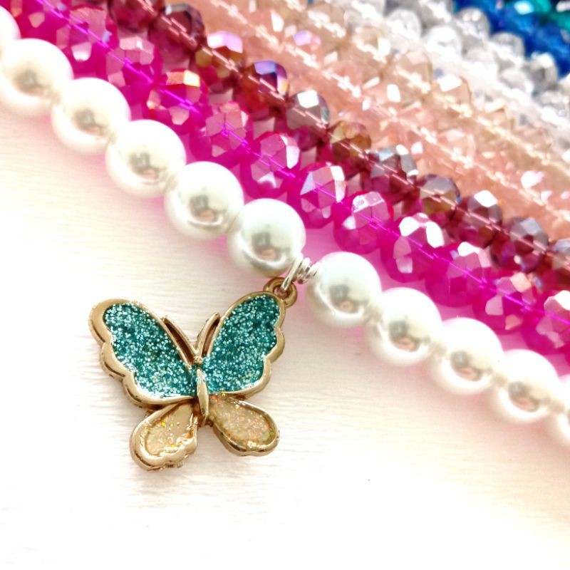 HARGA BORONG CRYSTAL MASK EXTENDER PEARL MASK EXTENDER Beads Manik