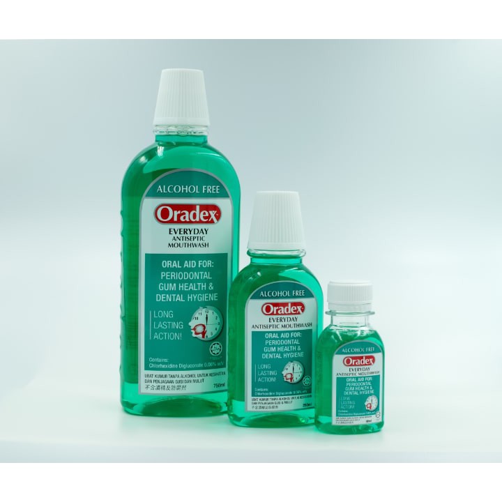 ORADEX EVERYDAY ANTISEPTIC MOUTHWASH (250ML / 750ML) Shopee Malaysia