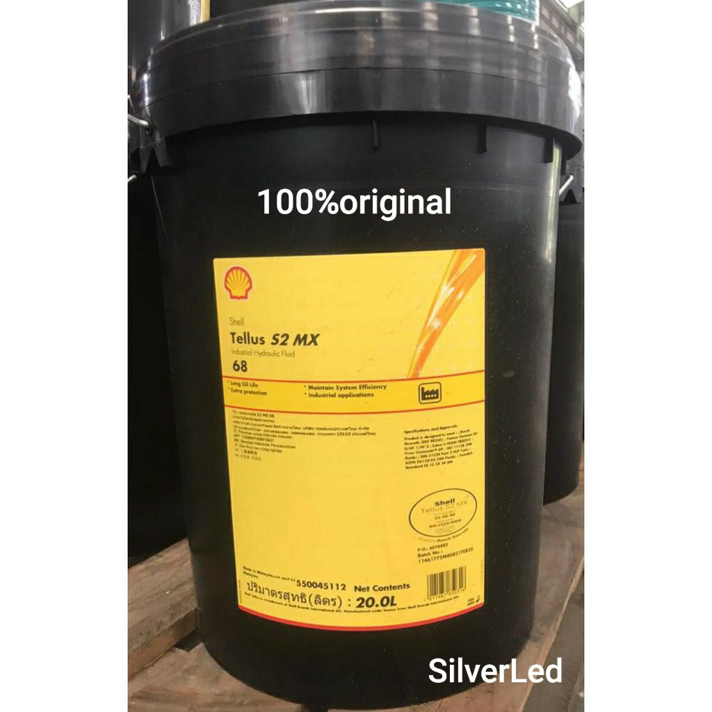SHELL Tellus S2 MX 68 Industrial Hydraulic Fluid 20L Shopee Malaysia