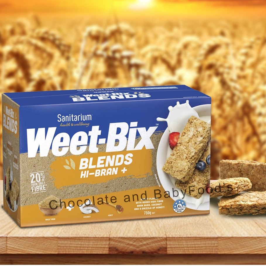 Sanitarium WeetBix Blends HiBran + Coconut & Honey Australian