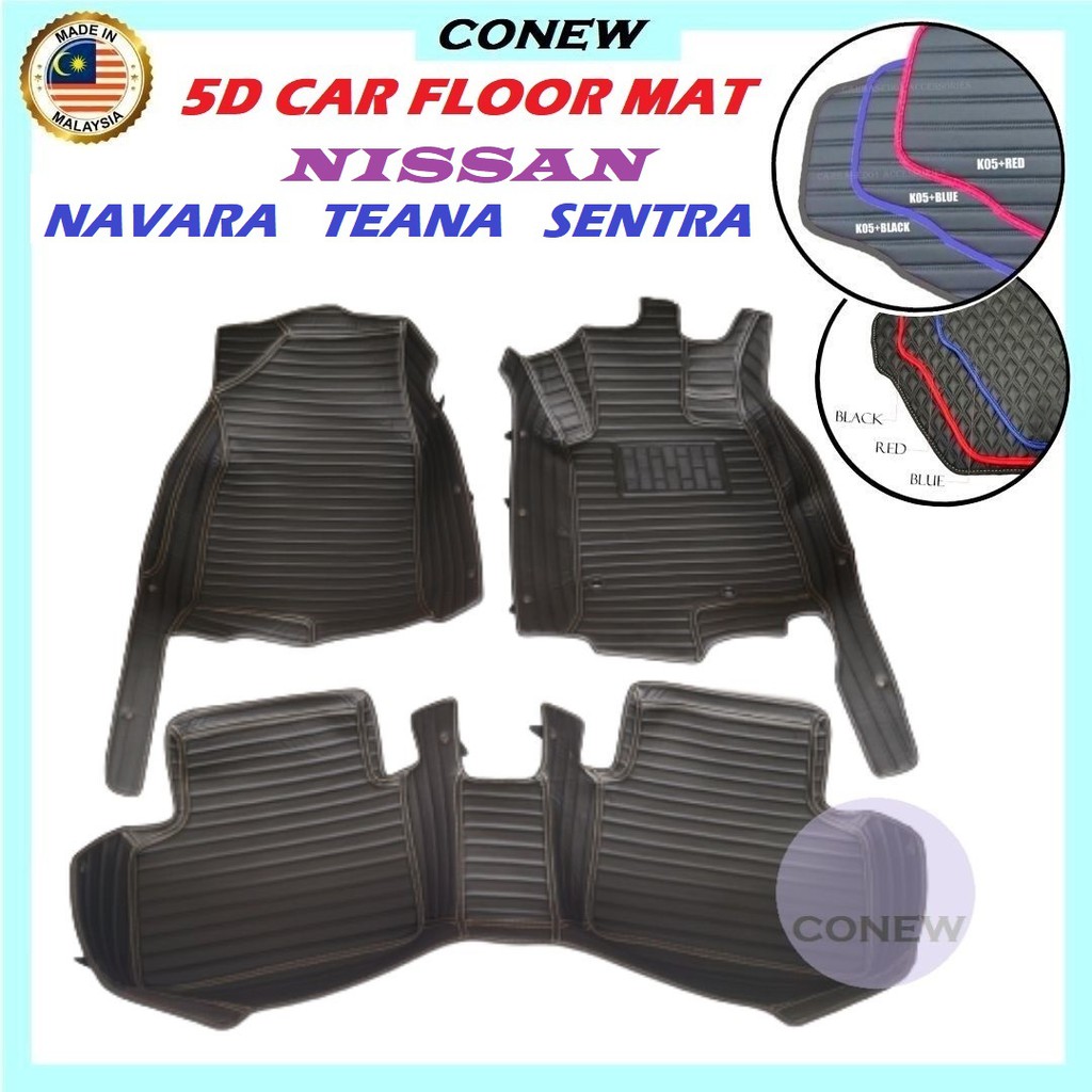 Nissan Navara/ Teana/ Sentra Luxury PU Leather Carpet Carmat Car Floor