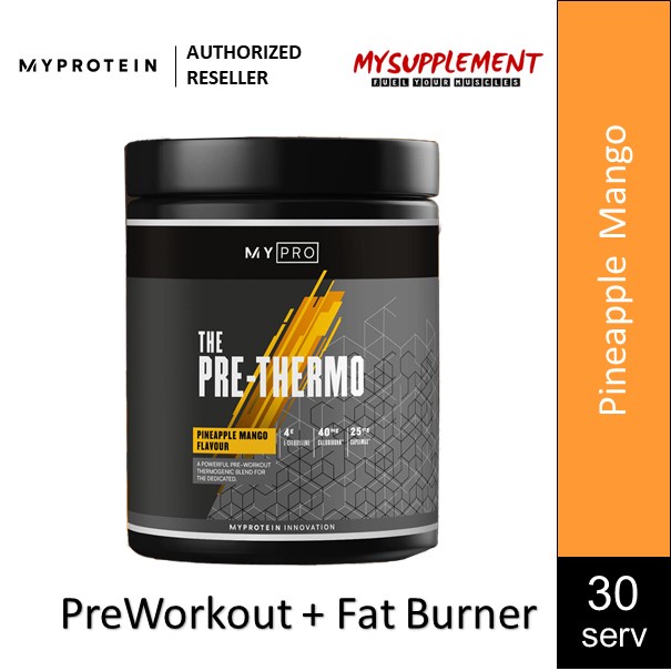 Myprotein Pre Thermo 30 Servings ( Preworkout + Fat Burner ) Shopee