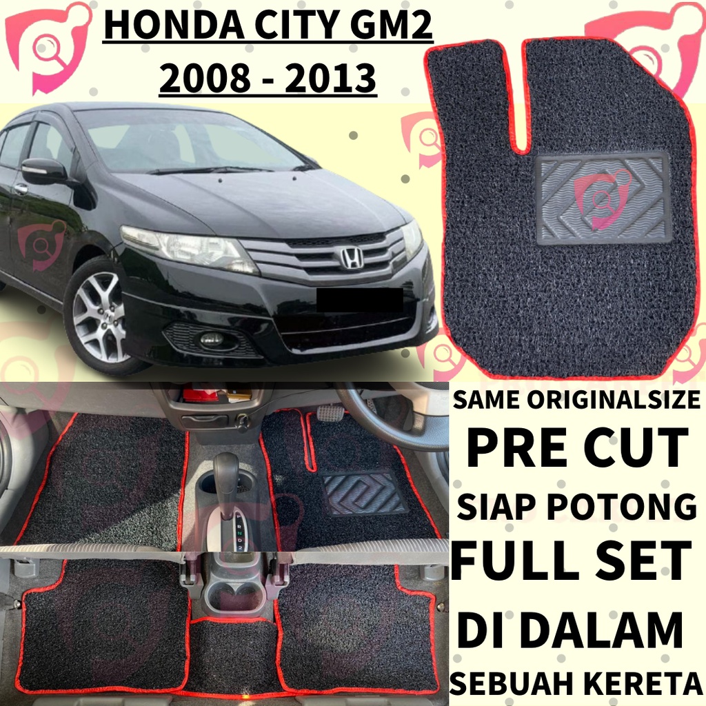 HONDA CITY GM2/3(20082013) CAR COIL MAT KARPET KERETA 15MM PRECUT