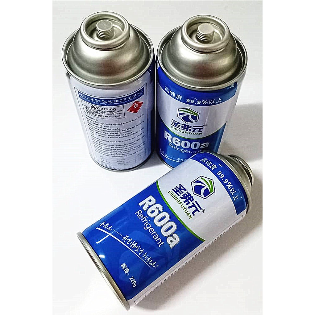 R600A New TYPE ISI GAS Refrigerant Refill Repair Cooling Gas Peti Sejuk