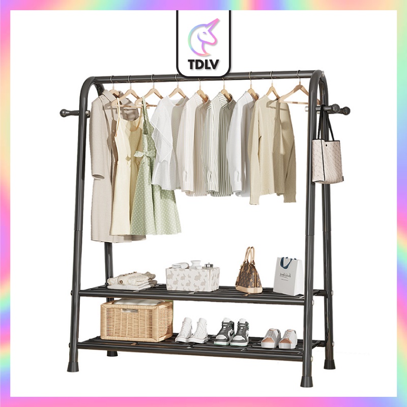 TDLV A Shape Rak Baju Clothes Rack Cloth Hanger Stand Rack Hanging
