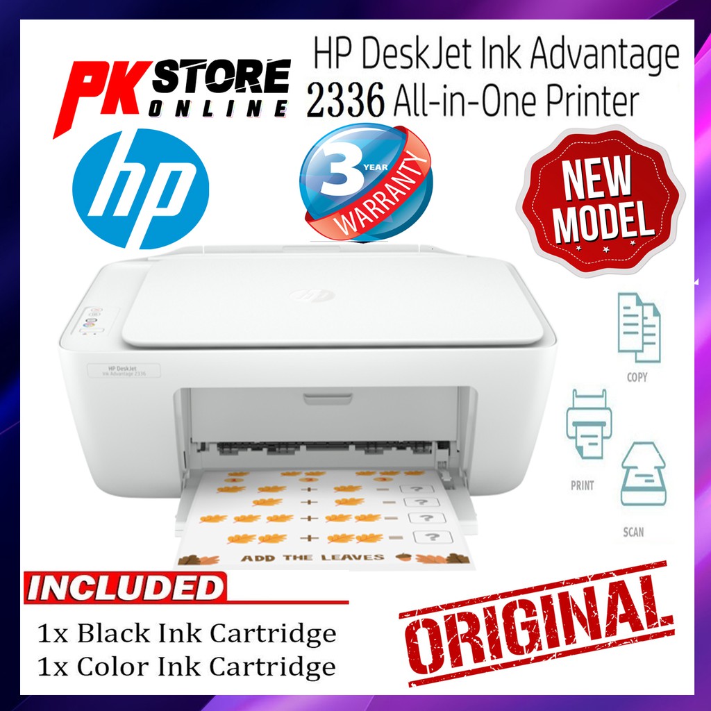 HP DeskJet Ink Advantage 2336 AllinOne Printer Shopee Malaysia