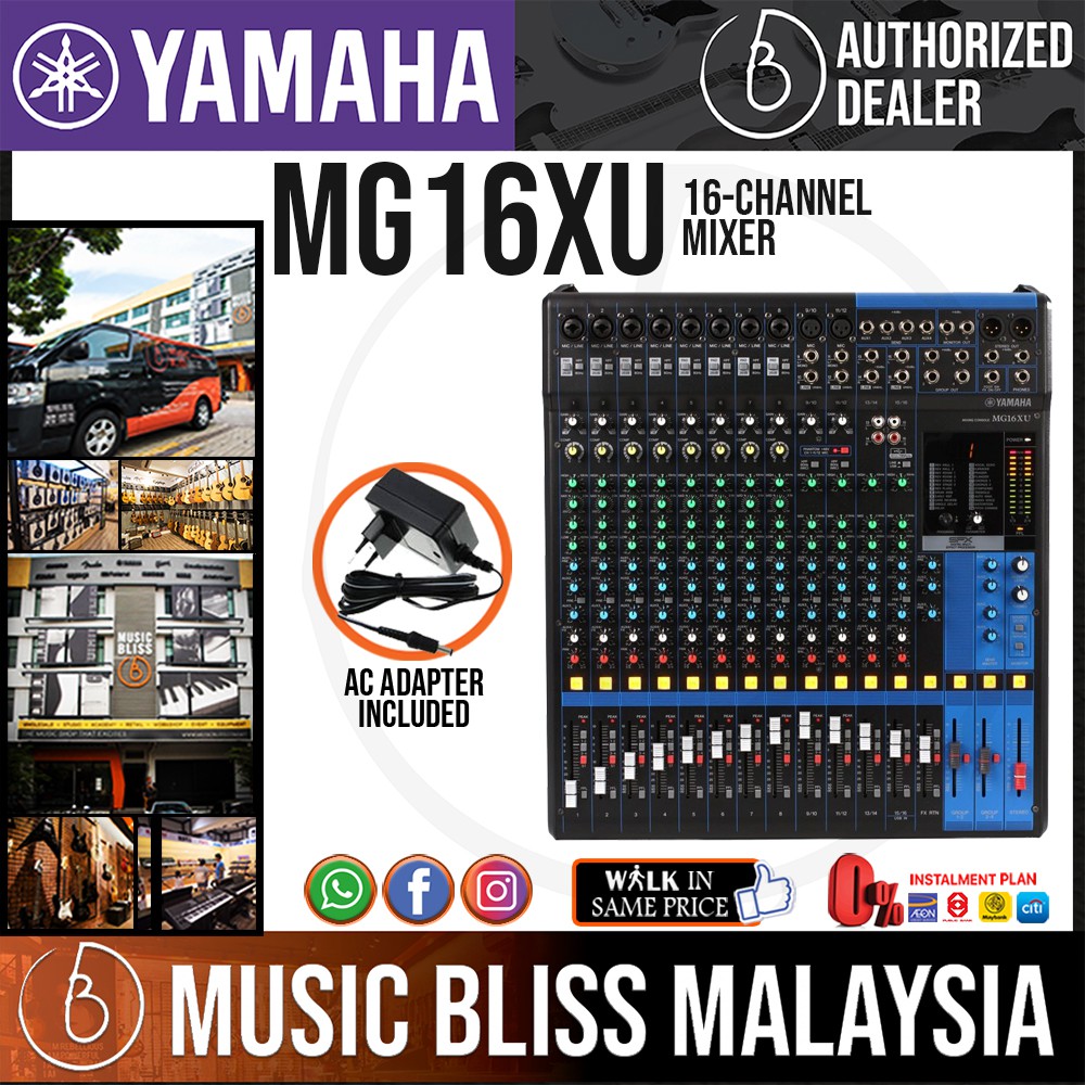 Yamaha MG16XU 16Channel Mixer (MG 16XU) Shopee Malaysia