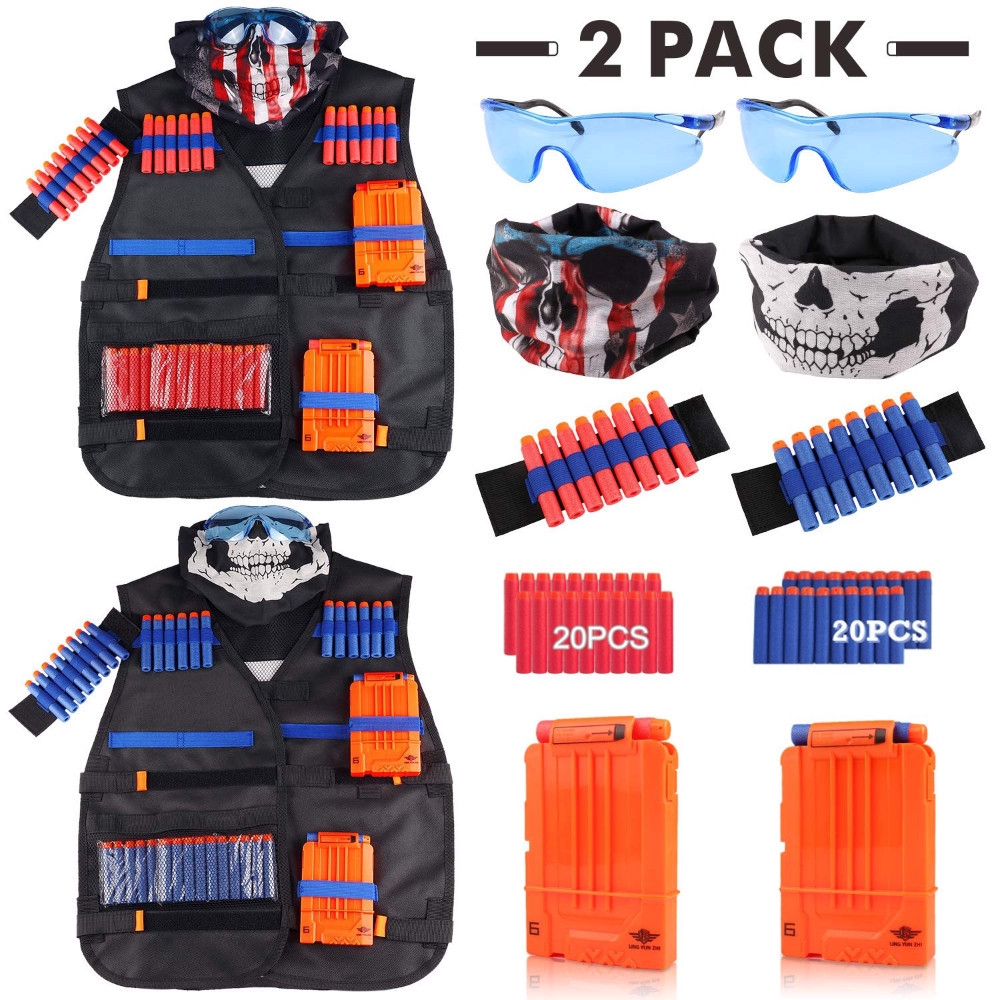 Tactical Vest Kit 2 Pack toy games Shopee Malaysia