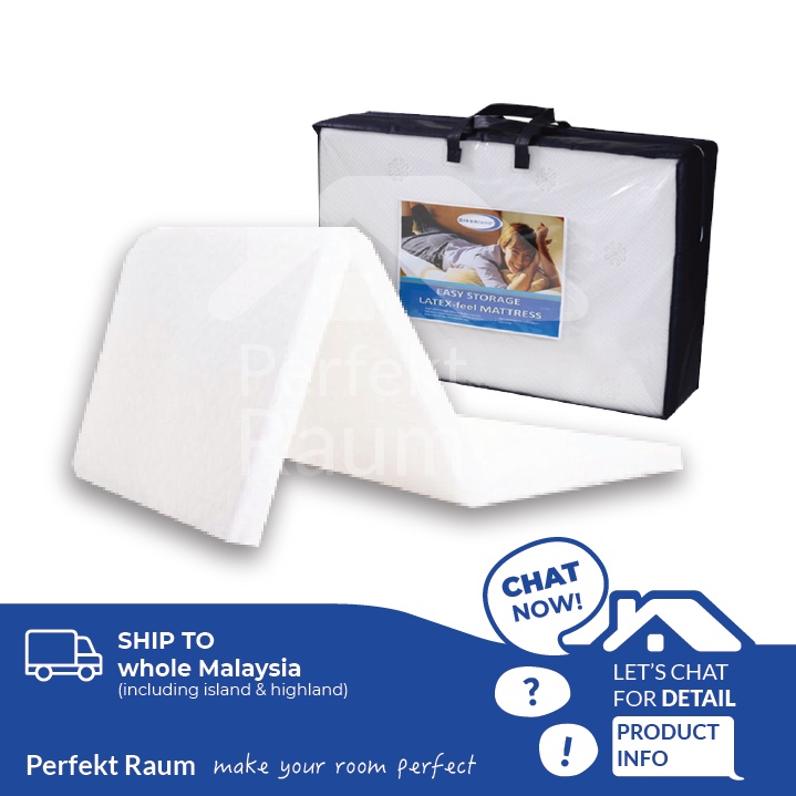 DREAMLAND Premium Latex Feel Foldable Mattress Shopee Malaysia
