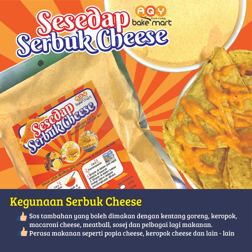 🔥 Cheese Powder HALAL Sesedap Serbuk Cheese & SUPERING Serbuk Keju by