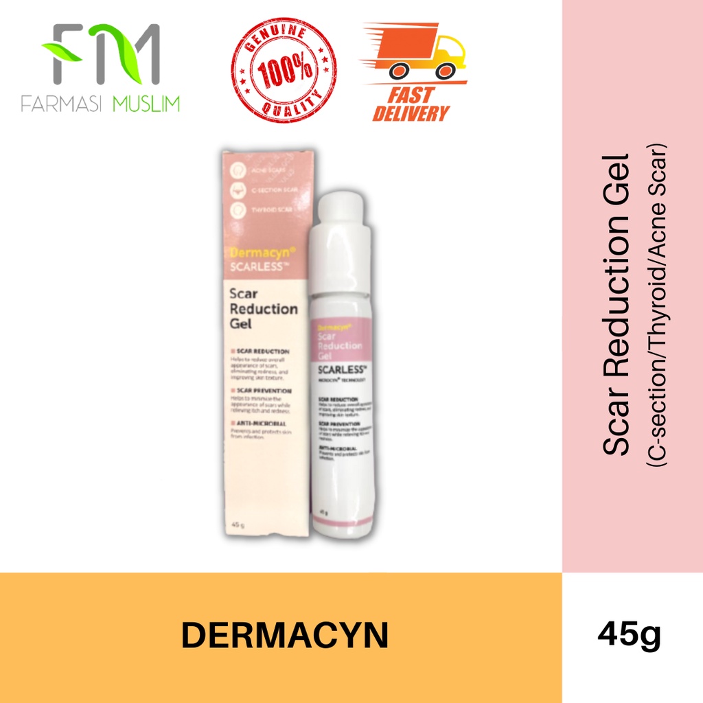 Dermacyn Scarless Scar Reduction Gel (45g) Shopee Malaysia