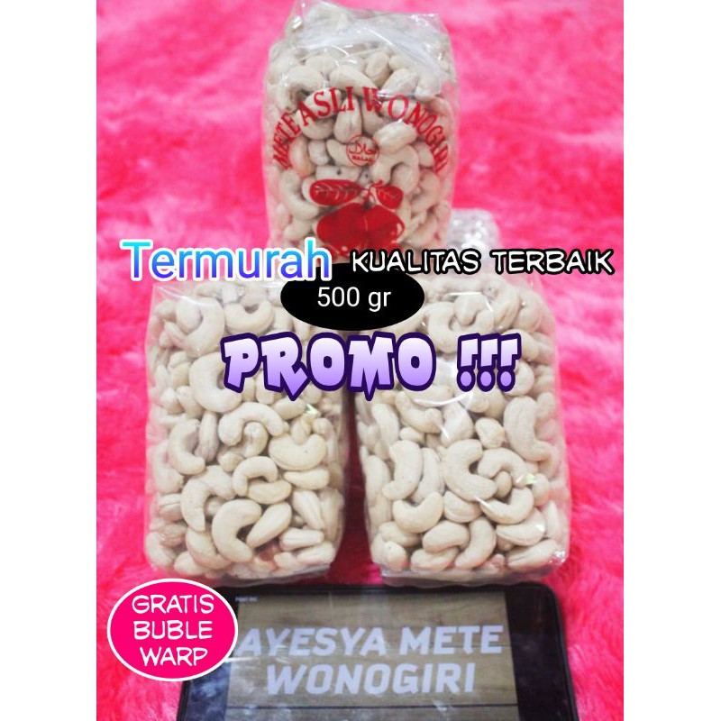 Wonogiri Original Raw Cashew 500gr Shopee Malaysia
