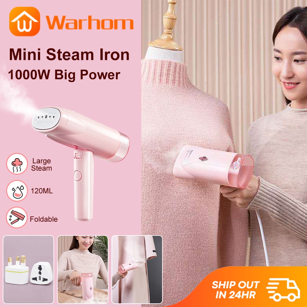 Warhom Foldable Garment Steamer Iron Powerful Handheld Garment Garment