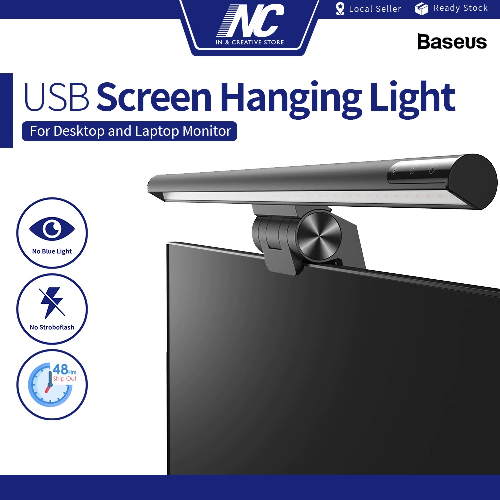 Baseus Monitor Light iwok Series (Youth) Lamp Screen Bar Led Shopee