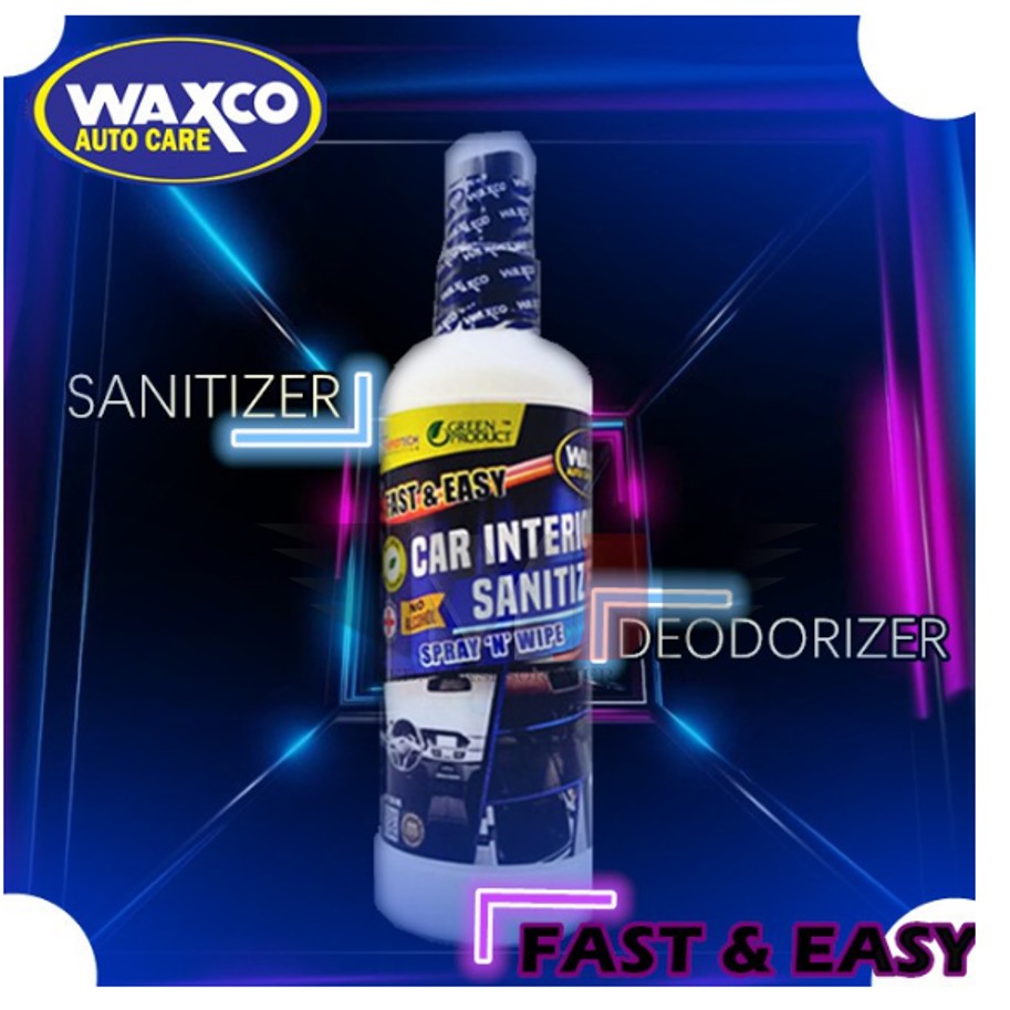 100 Ori Waxco Orange Flavour Sanitizer 250ml Car Interior Sanitizer