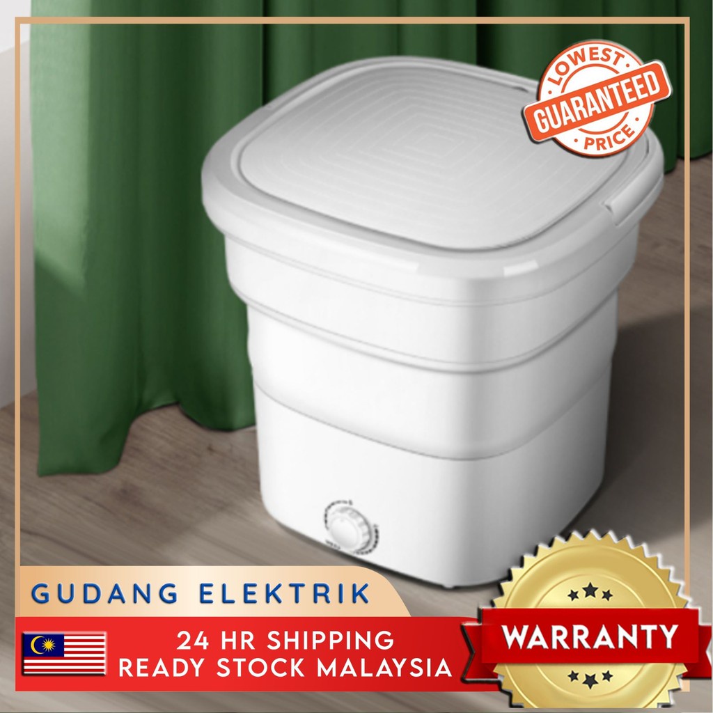 Portable Foldable Collapsible Washing Machine Clothes Shoes Travel Mini