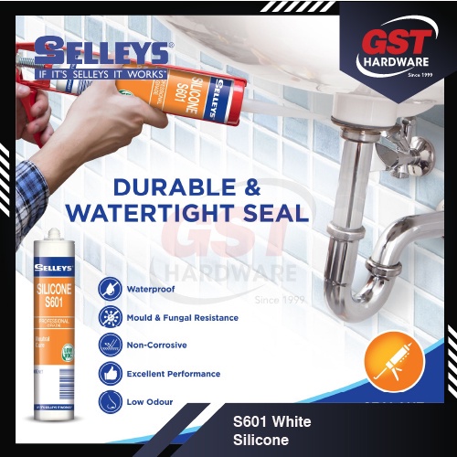 Selleys Silicone Fix Gap Sealant Adhesive S601 300g Fungus Resistant