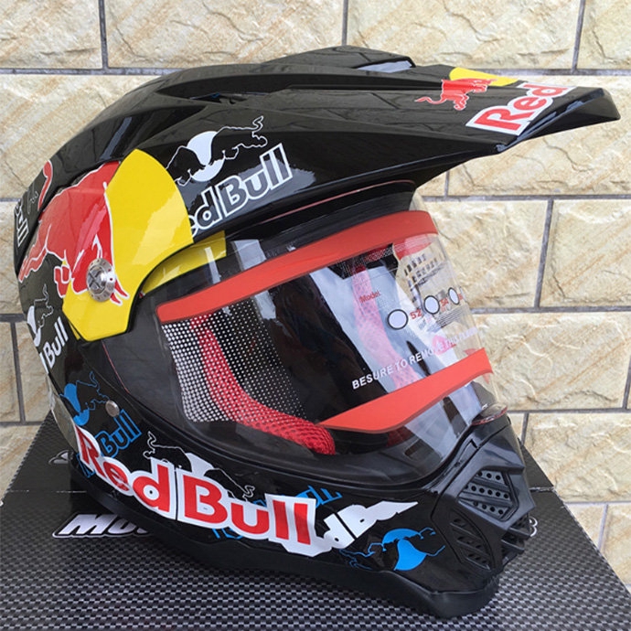 [44+] Mountain Bike Red Bull Full Face Helmet