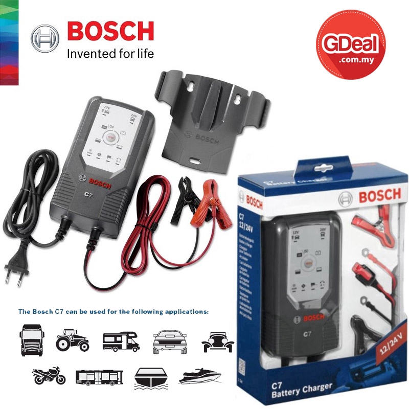 GDeal BOSCH AT C7 Fully Automatic Mode 6 12V/24V Lead-Acid Battery