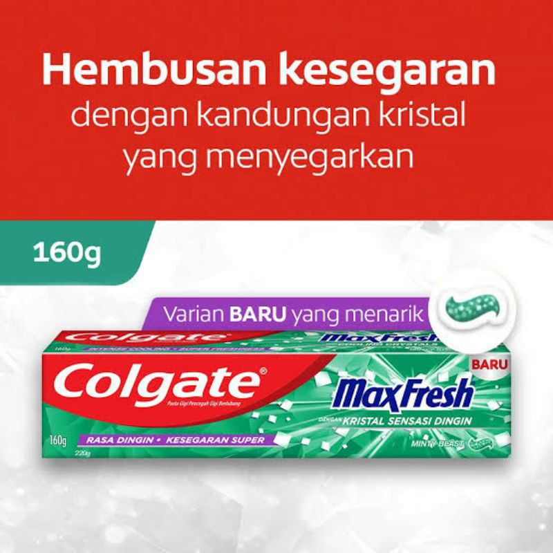 Colgate Max Fresh Toothpaste 160g Shopee Malaysia
