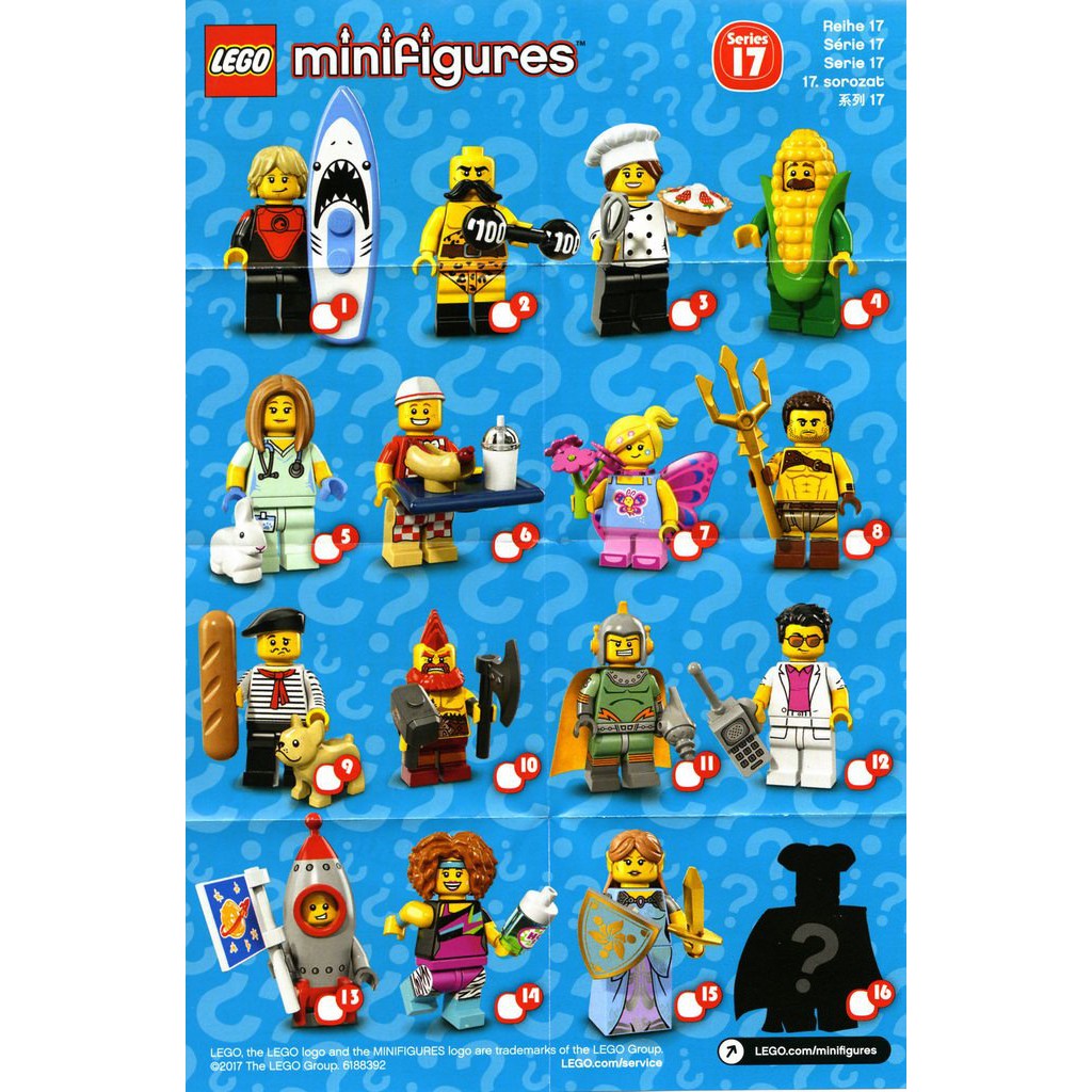 71018 LEGO® Minifigures Series 17 [Individual Pack] Shopee Malaysia