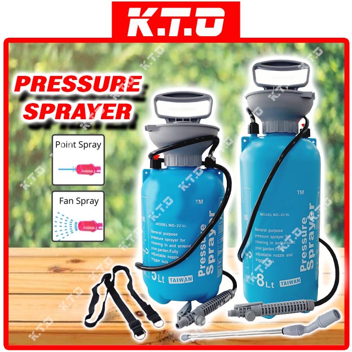 5 / 8 LITER MULTIPURPOSE GARDENING HAND PRESSURE SPRAYER PUMP GARDEN