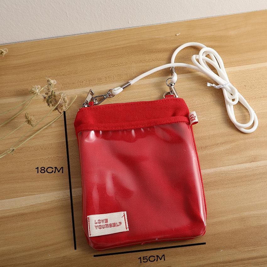 Kpop BTS LOVE YOURSELF Concert Mini Canvas Sling Bag Shoulder Cell