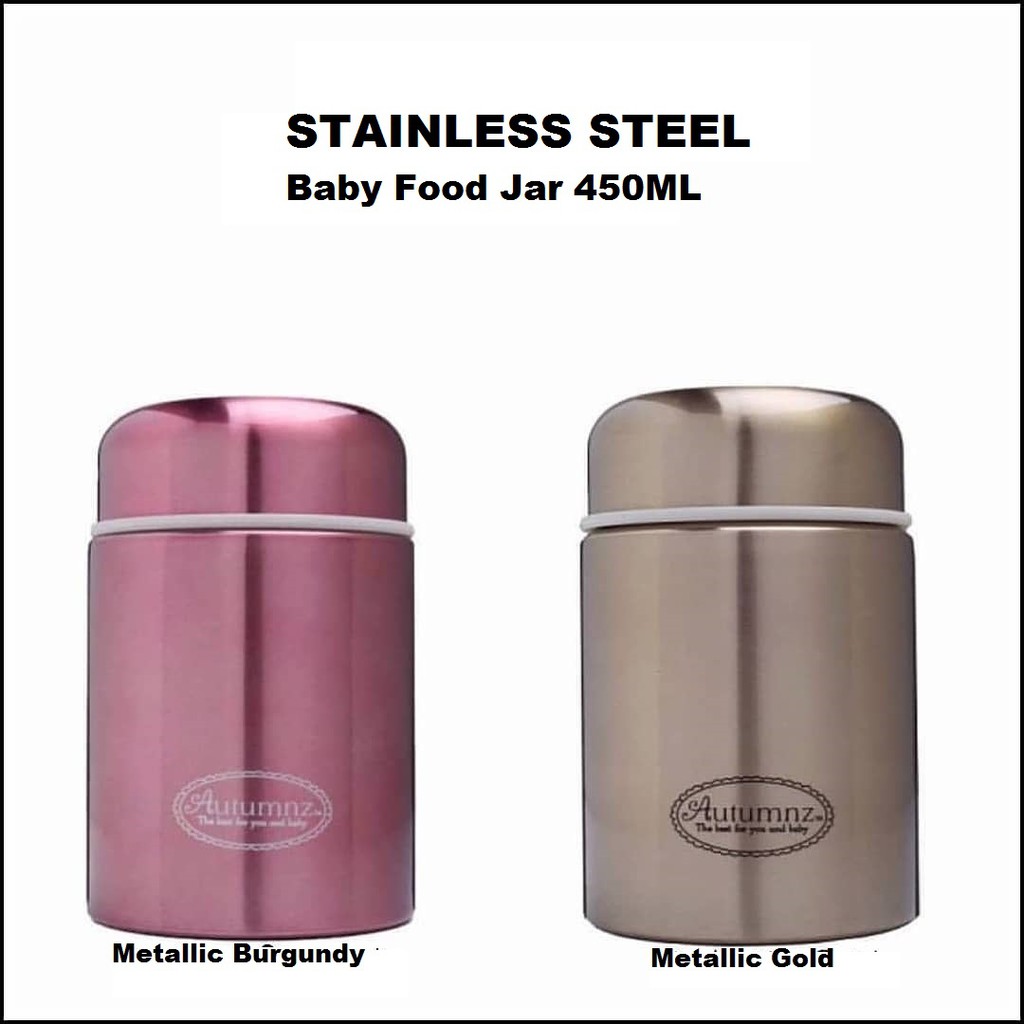 AUTUMNZ Stainless Steel! 450ML Baby Food Thermos Baby Food Jar Thermos