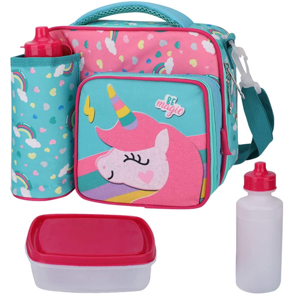 Kids Lunch Bag Thermal Insulated Cooler Bag Sets for Girls Boys with