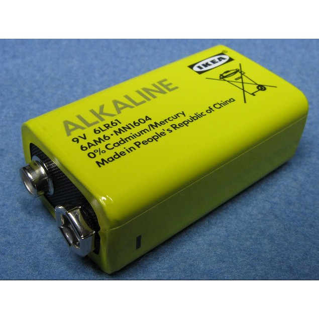IKEA ALKALISK Battery alkaline 6LR61 9V & 1.5V LR03 AAA Alkaline