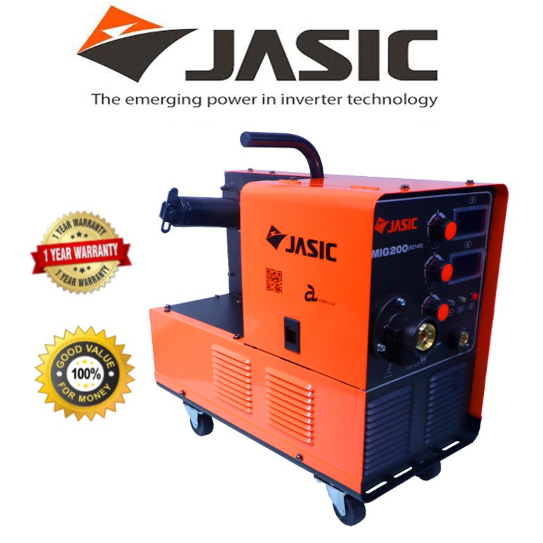 JASIC MIG200 (N214R) 150 AMP WELDING MACHINE WITH 4 WHEEL Shopee Malaysia