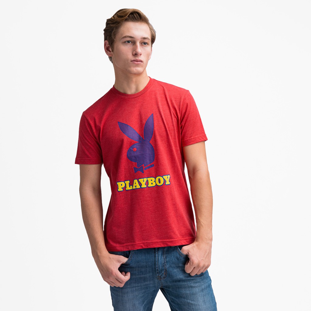Playboy Men Graphic Tee Shopee Malaysia