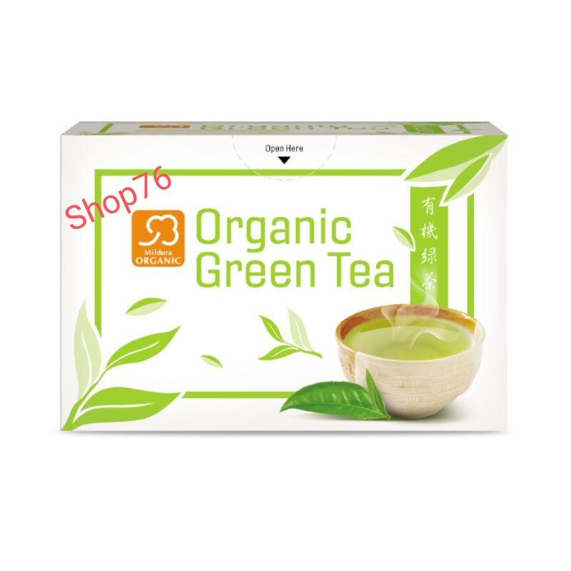 Cosway Mildura Organic Organic Green Tea (1.6g x 20 Teabags) Shopee