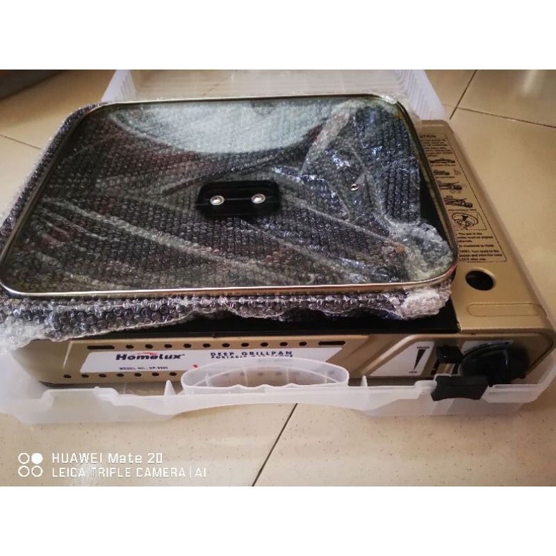 NonStick Grill Pan/Grill Pan Pot Portable Butane Gas cooker Stove